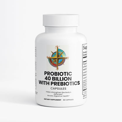Probiotic 40 Billion with Prebiotics